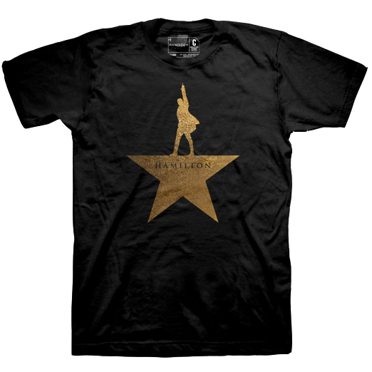 HAMILTON – T-Shirt mit goldenem Stern